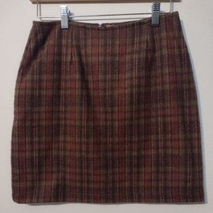 Fargo wool blend skirt size 7/8 Autumn Hues lined